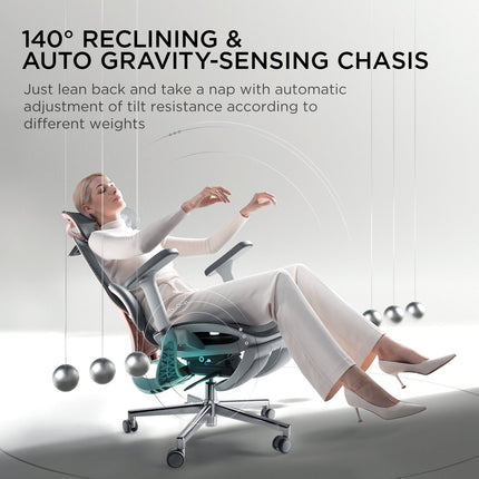 Pro Ergonomic Chair with Footrest