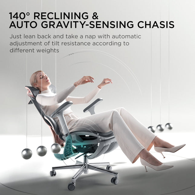 Pro Ergonomic Chair with Footrest