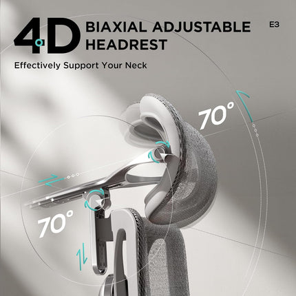 Pro Ergonomic Chair with Footrest