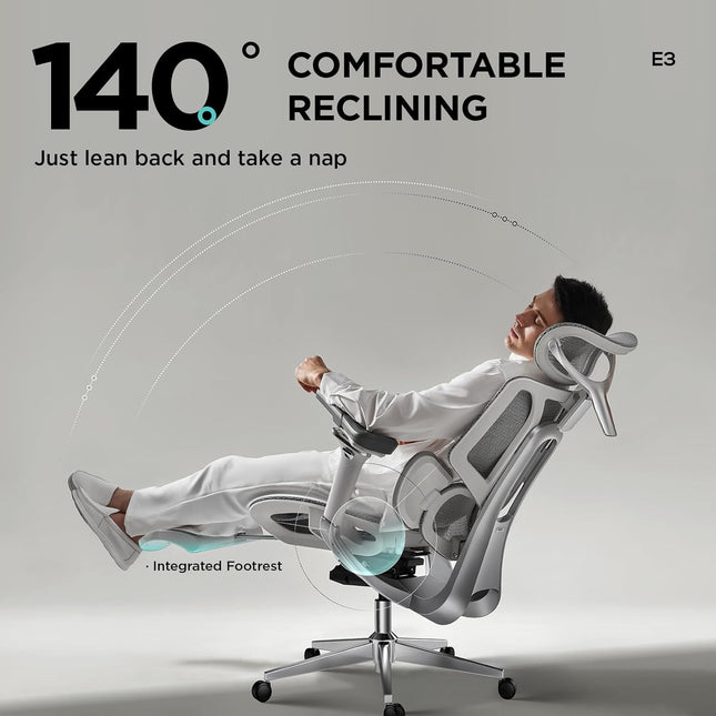 Pro Ergonomic Chair with Footrest
