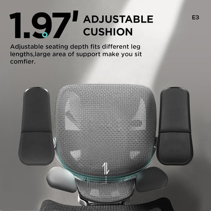 Pro Ergonomic Chair with Footrest